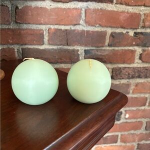 NWT Honeydew Melon Party Lite Ball Candles